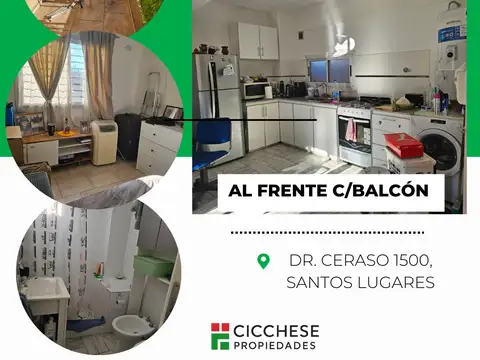 Departamento en Venta en Santos Lugares, Partido de Tres de Febrero