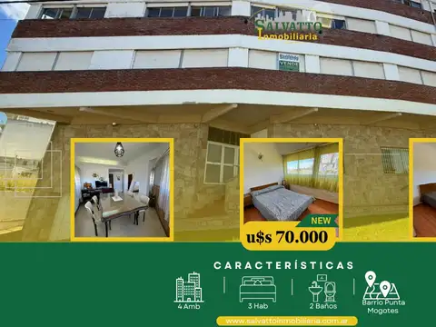Departamento en Venta en Punta Mogotes, Mar del Plata