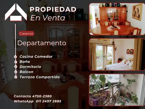 Departamento en Venta en Caseros, Partido de Tres de Febrero