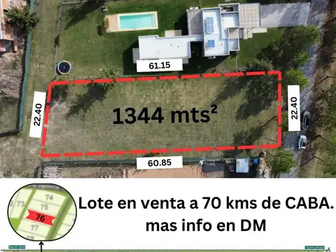 Terreno en Venta en Miralagos, Countries y Barrios Cerrados en la Plata