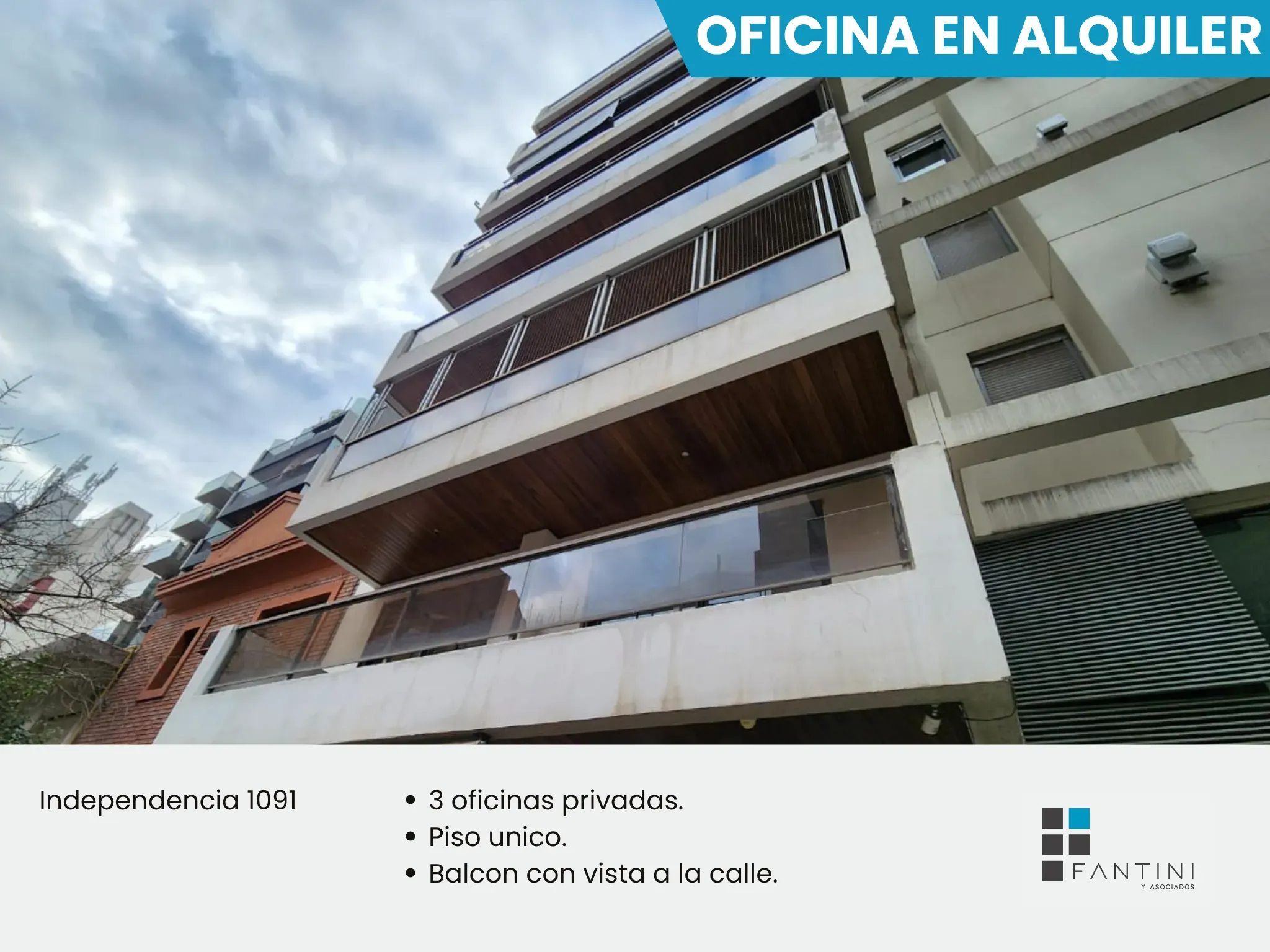 OFICINA EN ALQUILER - Tres oficinas privadas - Piso único - Nueva Córdoba
