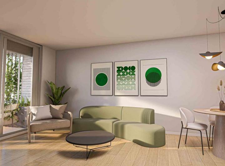 Departamento · 49m² · 2 Ambientes · 1 Cochera