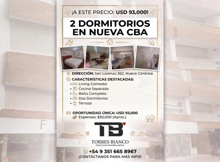 Departamento · 75m² · 4 Ambientes