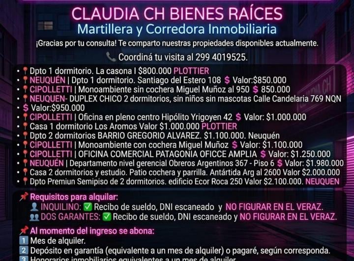 Departamento · 10m² · 1 Ambiente