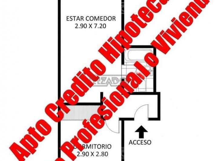 Departamento · 40m² · 2 Ambientes