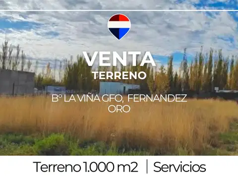 Terreno en Venta en General Fernández Oro, General Roca