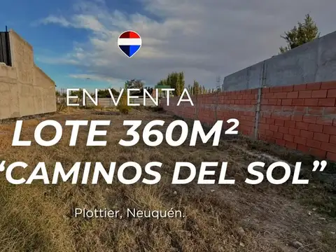 Terreno en Venta en Plottier, Confluencia