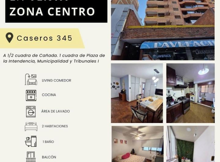 Departamento · 63m² · 3 Ambientes