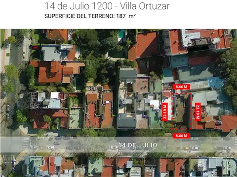 Terreno en Venta en Villa Ortuzar, CABA