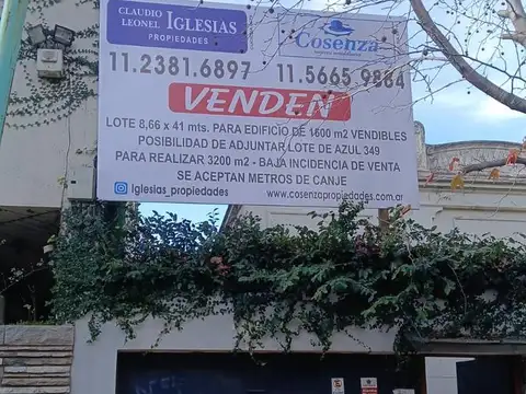 Terreno en Venta en Floresta, CABA