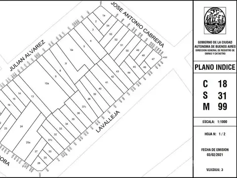 Terreno en Venta en Palermo, Capital Federal