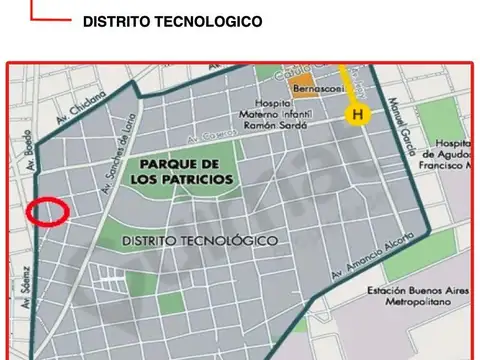 Terreno en Venta en Parque Patricios, Capital Federal