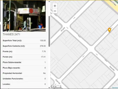 Terreno en Venta en Palermo, Capital Federal