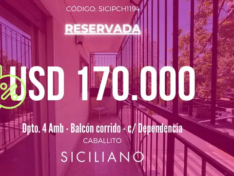 Departamento en Venta en Caballito, Capital Federal