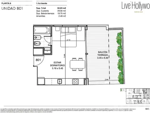 Departamento en Venta en Palermo Hollywood, Palermo
