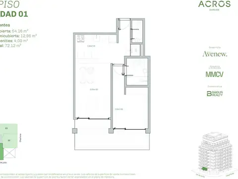 Departamento en Venta en Chacarita, Capital Federal