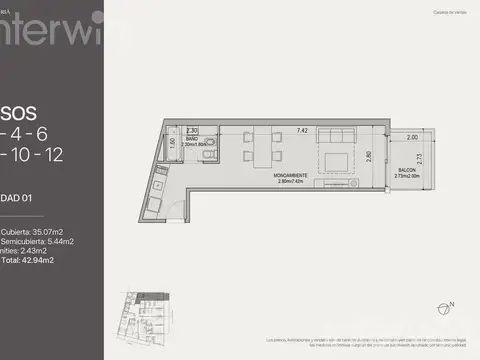 Departamento en Venta en Nuñez, Capital Federal