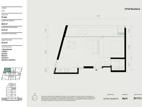 Departamento en Venta en Chacarita, Capital Federal