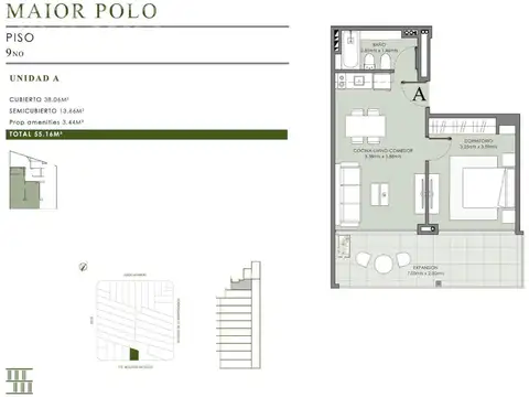 Departamento en Venta en Las Cañitas, Palermo