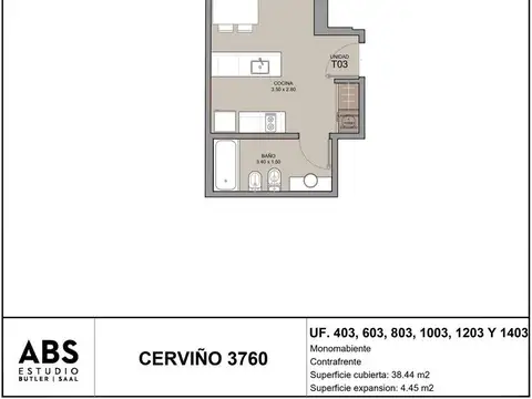 Departamento en Venta en Palermo Chico, Palermo