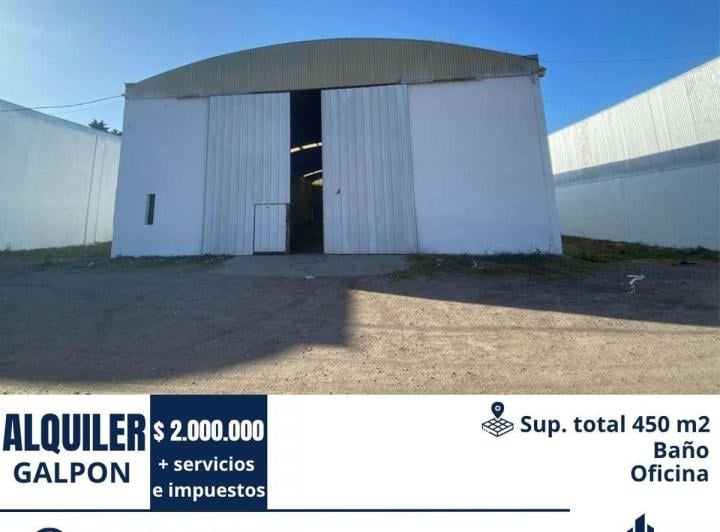 Bodega-Galpón · 450m² · 3 Ambientes