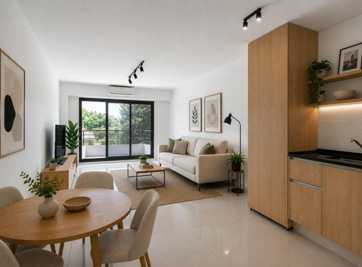 Departamento · 32m² · 1 Ambiente · 1 Cochera