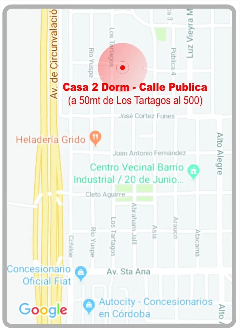 Casa en Venta  2 Dormitorios  Patio Amplio y Ingreso Para Vehiculo  B 20 de Juni...