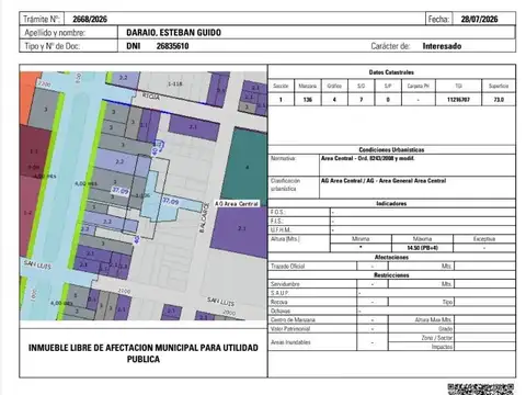Terreno en Venta en Centro, Rosario