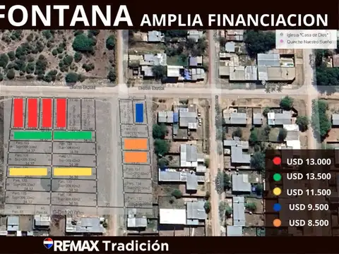 Terreno en Venta en Fontana, San Fernando