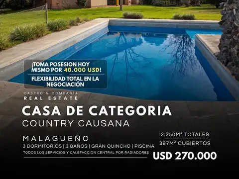 Casa en Venta en Malagueño, Santa María