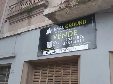 Terreno en Venta en Villa Crespo, CABA