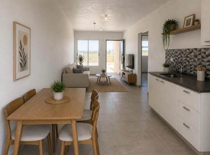 Casa · 70m² · 2 Dormitorios · 1 Cochera