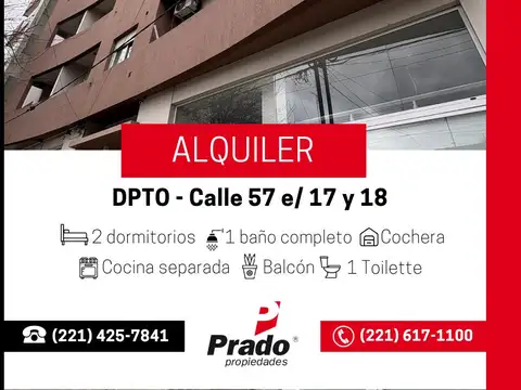 Departamento en Alquiler en Plaza Moreno, La Plata