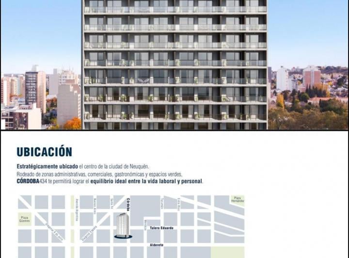 Departamento · 42m² · 1 Ambiente
