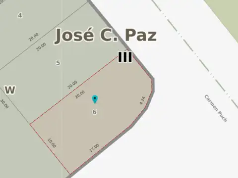 Terreno en Venta en Jose Clemente Paz, Partido de José C. Paz