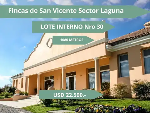 Terreno en Venta en Fincas de San Vicente, Canning