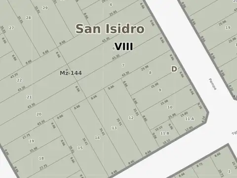 Terreno en Venta en Beccar, Partido de San Isidro