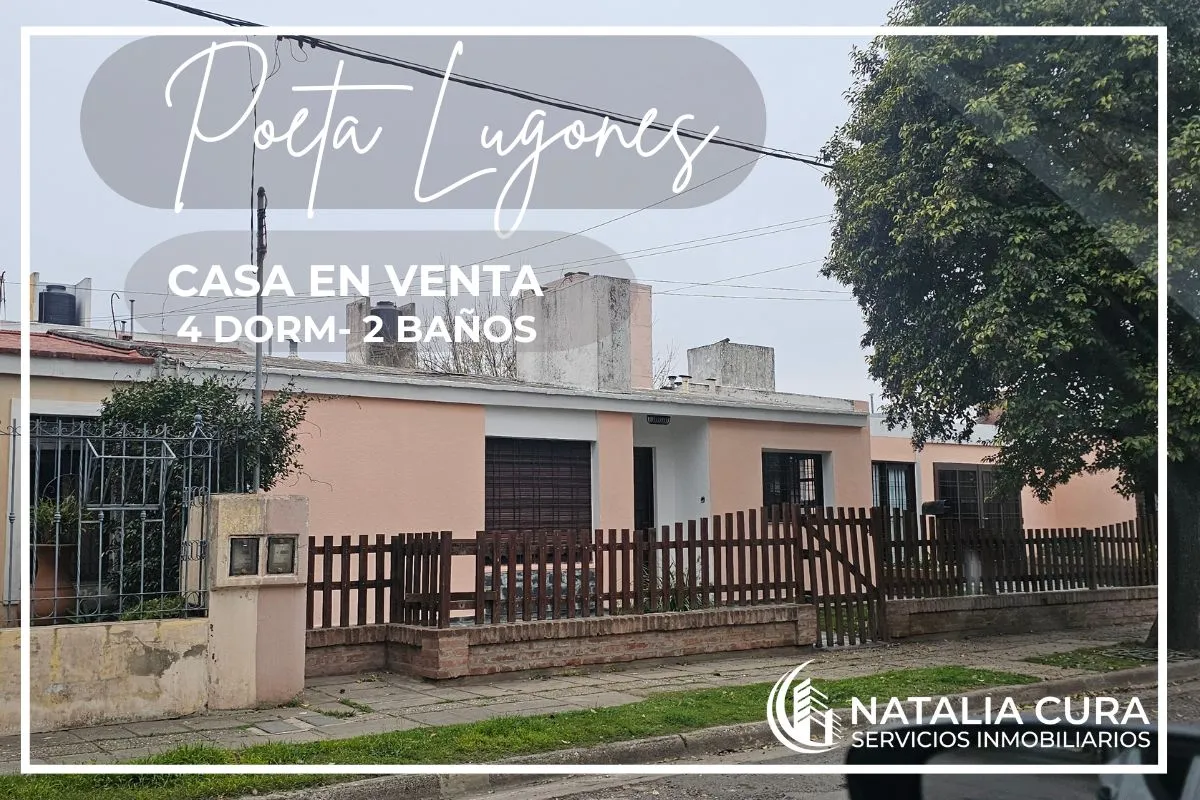 CASA EN VENTA - BARRIO POETA LUGONES - EXCELENTE UBICACIÓN Y GRAN POTENCIAL
