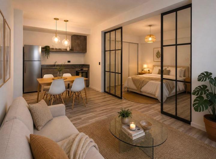 Departamento · 52m² · 2 Ambientes