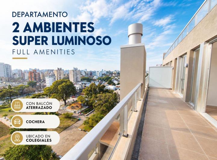 Departamento · 56m² · 2 Ambientes · 1 Cochera