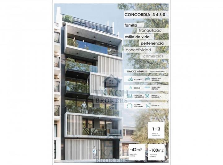 Departamento · 95m² · 3 Ambientes