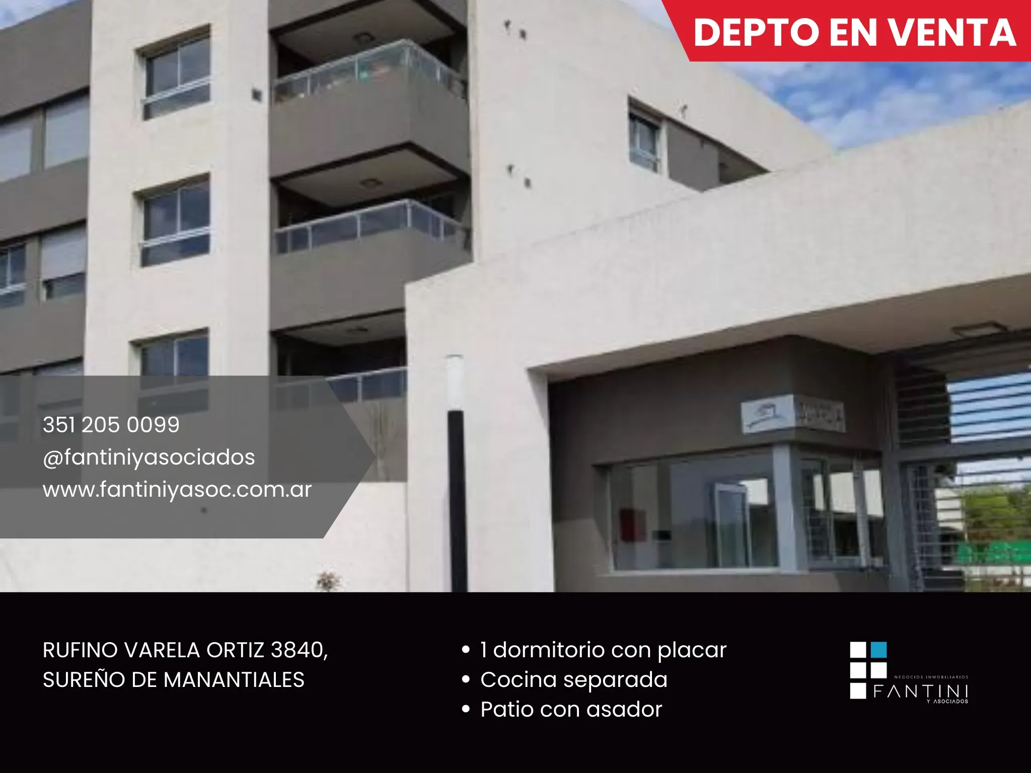 VENTA DEPARTAMENTO EN MANANTIALES