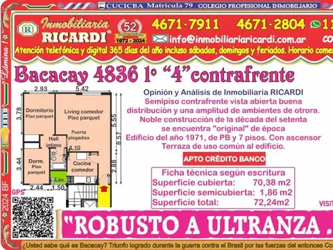 Departamento en Venta en Velez Sarsfield, Capital Federal