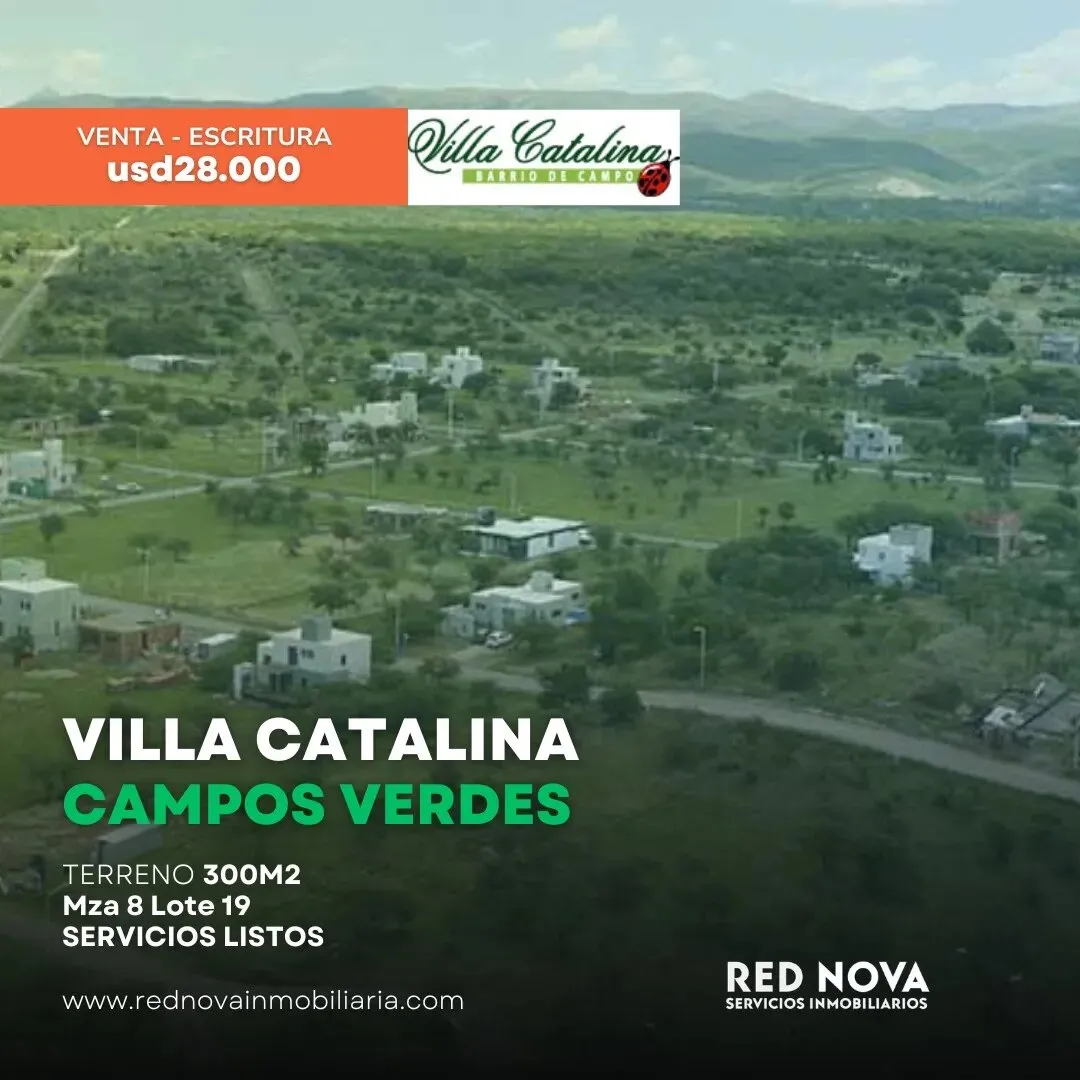 Lote En Venta En Villa Catalina