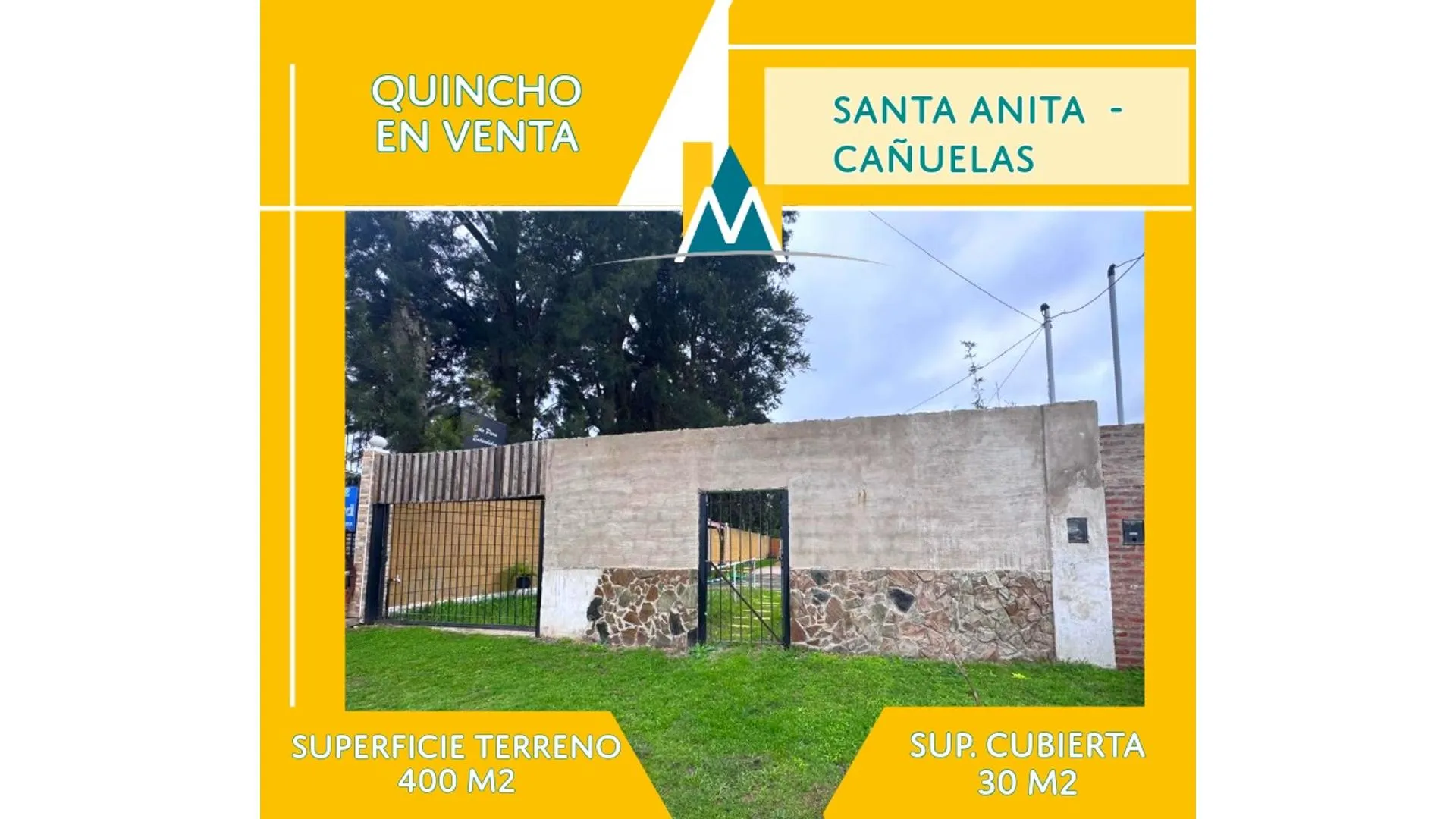 QUINCHO CON PISCINA EN VENTA - SANTA ANITA - CAÑUELAS