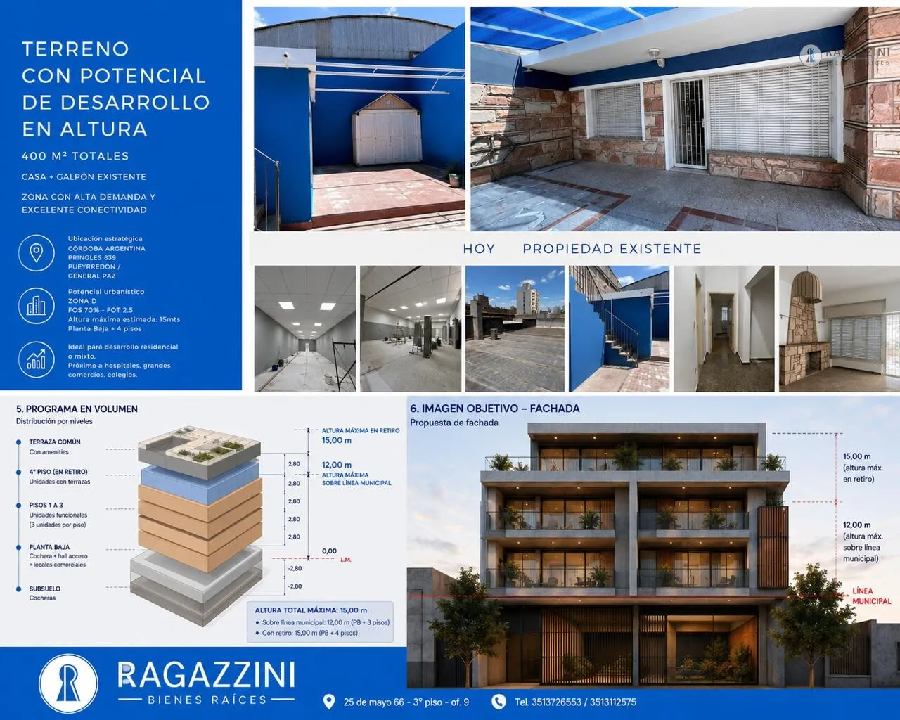 VENTA DE CASA MAS GALPON PARA INVERSOR EN BARRIO GENERAL PAZ!!!