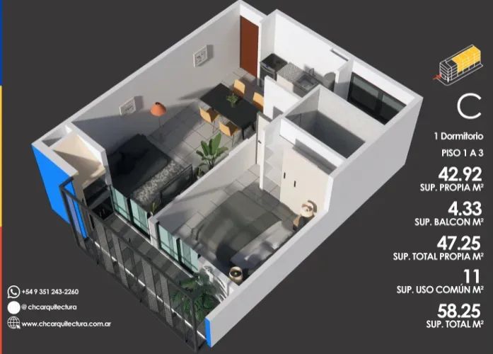 VENDO DPTOS 1 DORM – EN POZO – B° SAN VICENTE