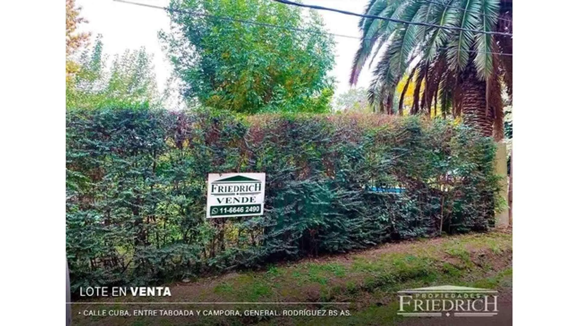 TERRENO EN VENTA -Parque Orense, General Rodríguez