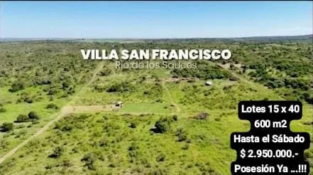 RÍO DE LOS SAUCES - Va. San Francisco - Santa Rosa de Calamuchita