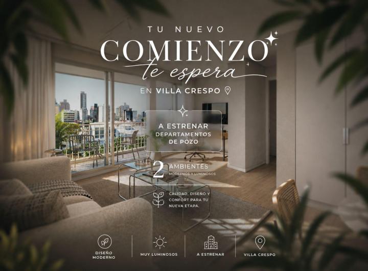 Departamento · 59m² · 2 Ambientes